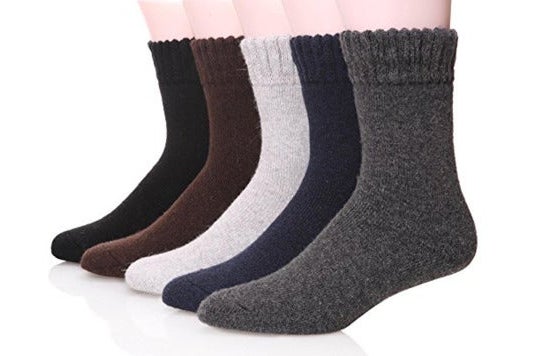 Five thick socks.